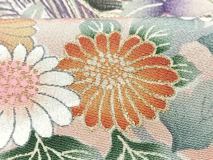 平和屋着物■豪華黒留袖 駒刺繍 孔雀花文 暈し染め 金彩 正絹 逸品 CABD7199xe