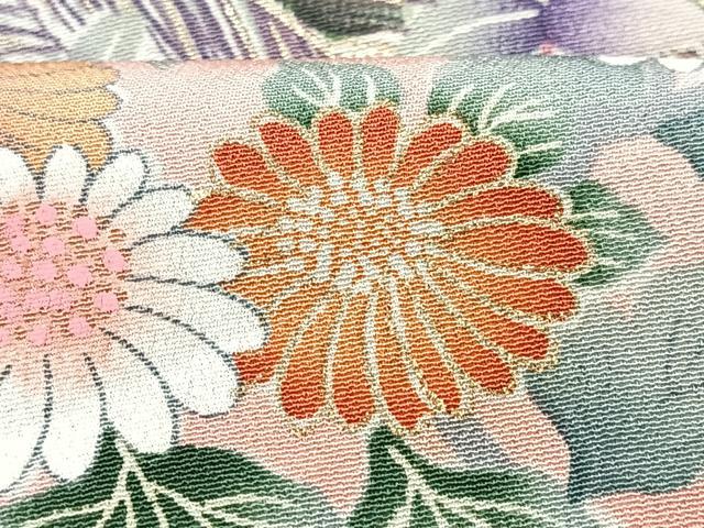 平和屋着物■豪華黒留袖 駒刺繍 孔雀花文 暈し染め 金彩 正絹 逸品 CABD7199xe