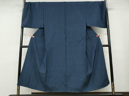 平和屋着物●男性　紬　霞文　キングサイズ　正絹　逸品　未使用　CABD7209ut