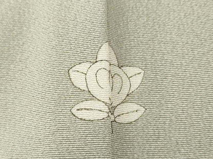 平和屋着物●本加賀友禅作家　茶谷孝志　色留袖　渡橋草花文　暈し染め　正絹　逸品　CABD7213ut