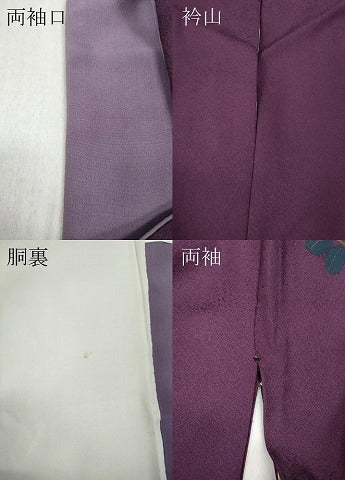 平和屋着物●豪華振袖　立波松椿文　金彩　正絹　逸品　CABD7217ut