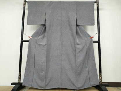 平和屋着物●江戸小紋　小花柄　正絹　逸品　CABD7218ut