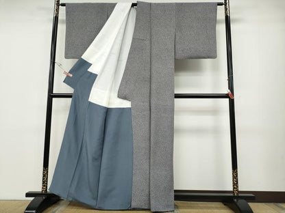 平和屋着物●江戸小紋　小花柄　正絹　逸品　CABD7218ut