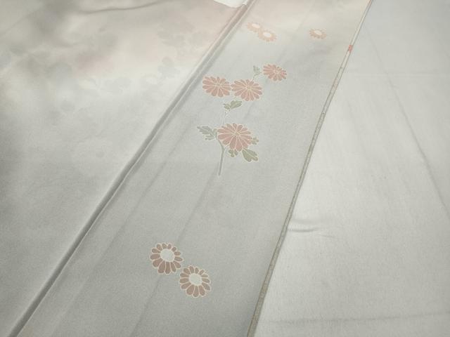 平和屋着物●訪問着　枝橘文　暈し染め　金銀彩　正絹　逸品　CABD7226ut