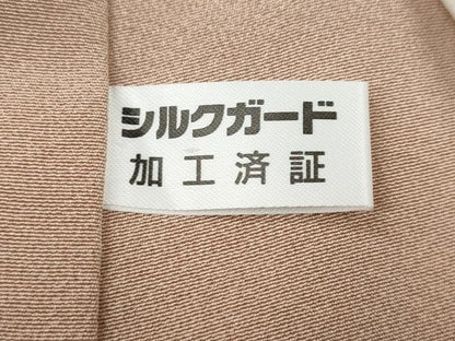 平和屋着物●豪華色留袖　友禅　草花文　ロング丈　正絹　逸品　CABD7227ut