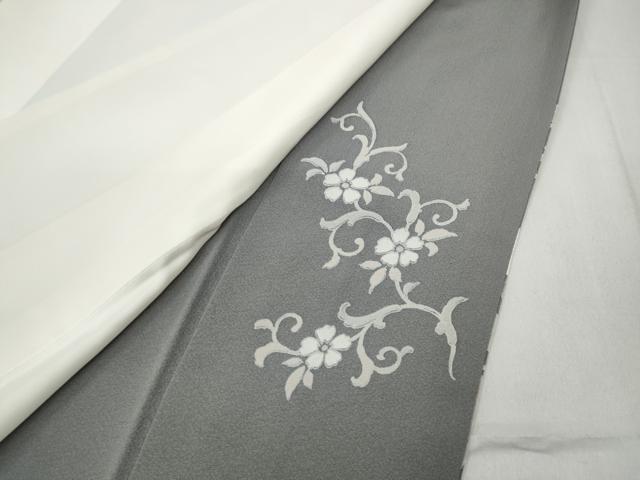 平和屋着物●豪華色留袖　駒刺繍　正倉院花文　金彩　正絹　逸品　CABD7229ut