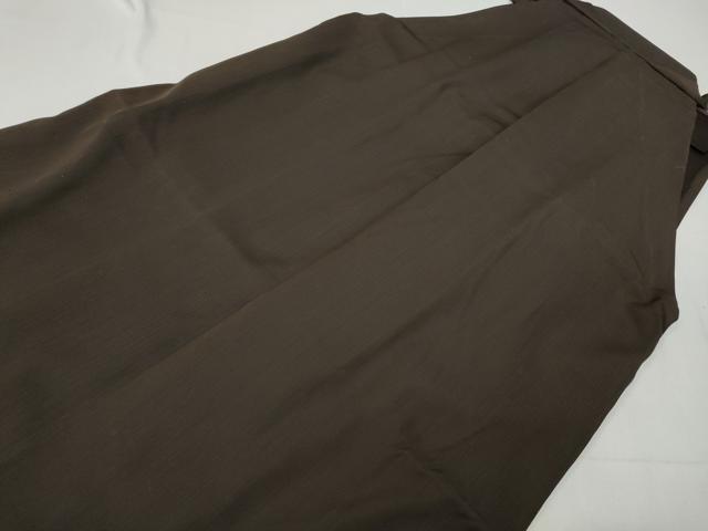 平和屋着物●男性　馬乗り袴　縞　正絹　逸品　CABD7233ut