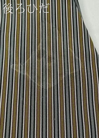 平和屋着物●男性　馬乗り袴　縞　正絹　逸品　CABD7234ut