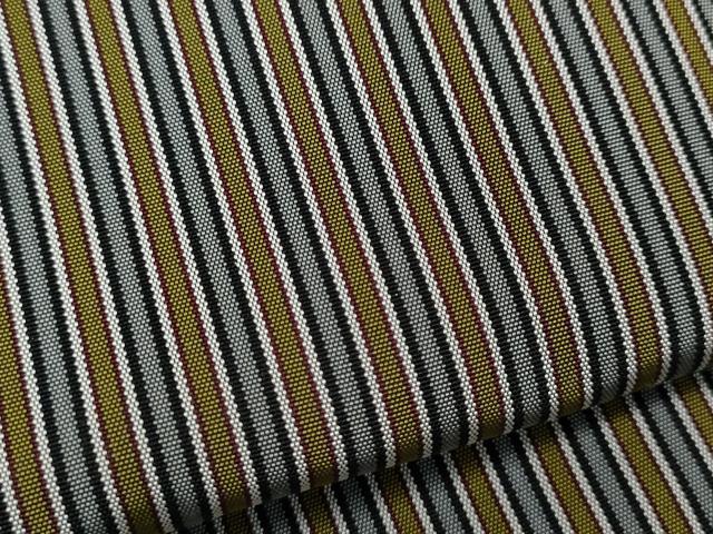 平和屋着物●男性　馬乗り袴　縞　正絹　逸品　CABD7234ut