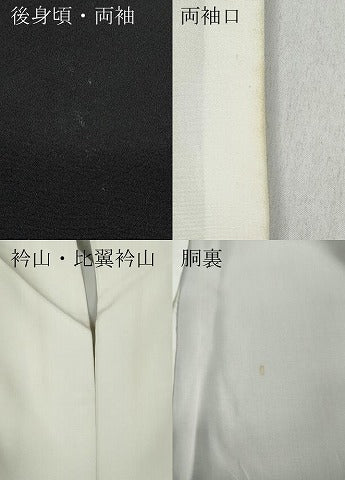 平和屋着物●本加賀友禅作家　東藤岳　黒留袖　風景草花文　正絹　逸品　CABD7243ut