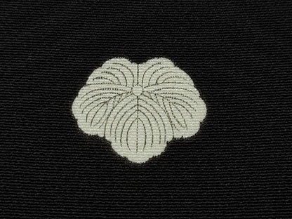 平和屋着物●本加賀友禅作家　東藤岳　黒留袖　風景草花文　正絹　逸品　CABD7243ut