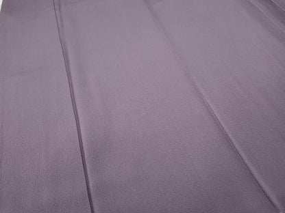 平和屋着物●上質な色無地　霞地紋　浅紫色　正絹　逸品　未使用　CABD7250ut