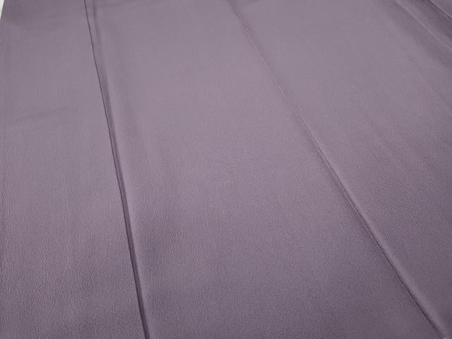 平和屋着物●上質な色無地　霞地紋　浅紫色　正絹　逸品　未使用　CABD7250ut