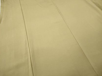平和屋着物●上質な色無地　浅黄色　正絹　逸品　CABD7251ut