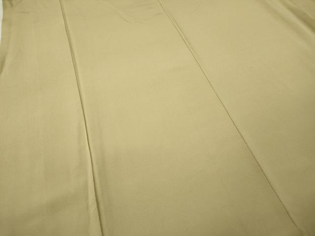 平和屋着物●上質な色無地　浅黄色　正絹　逸品　CABD7251ut