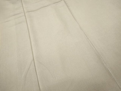 平和屋着物●江戸小紋　万筋　白茶色×薄卵色　正絹　逸品　CABD7261ut