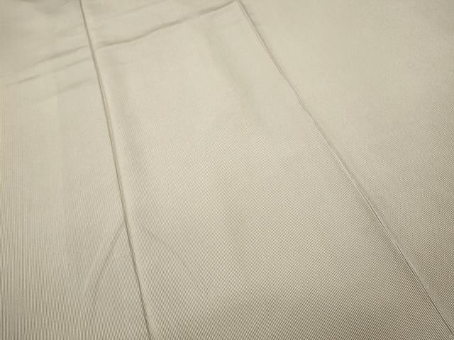 平和屋着物●江戸小紋　万筋　白茶色×薄卵色　正絹　逸品　CABD7261ut