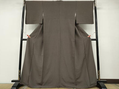 平和屋着物●江戸小紋　角通し　正絹　逸品　CABD7262ut