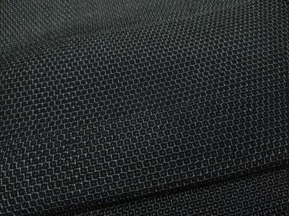 平和屋着物●塩沢亀甲絣　110亀甲　横段文　証紙付き　正絹　逸品　CABD7264ut