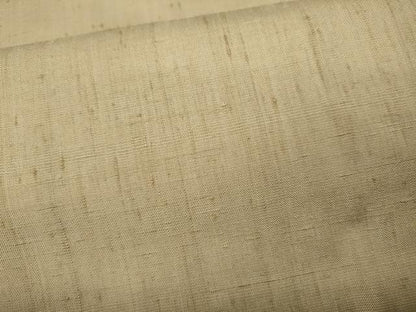 平和屋着物●結城紬　浅黄色　正絹　逸品　CABD7266ut