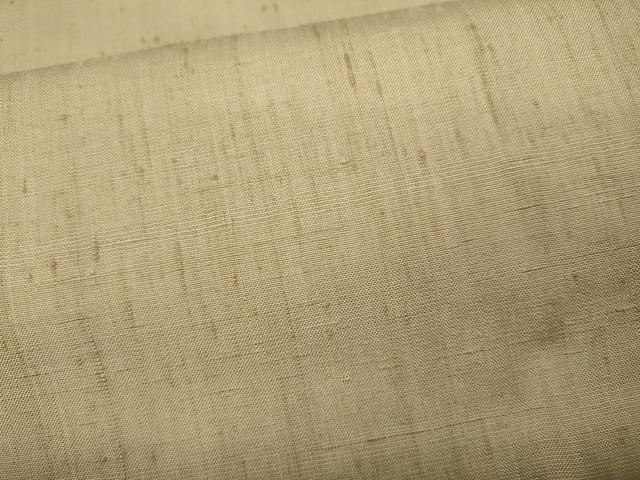 平和屋着物●結城紬　浅黄色　正絹　逸品　CABD7266ut