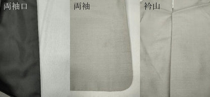 平和屋着物●結城紬　素色　正絹　逸品　CABD7273ut