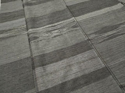 平和屋着物●本場大島紬　横段霞文　正絹　逸品　CABD7275ut