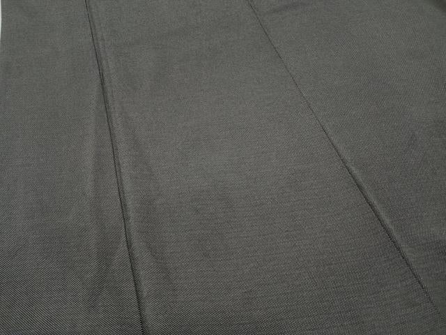 平和屋着物●江戸小紋　彫士：双光　染士：伊智郎　角通し　黒地　正絹　逸品　CABD7277ut