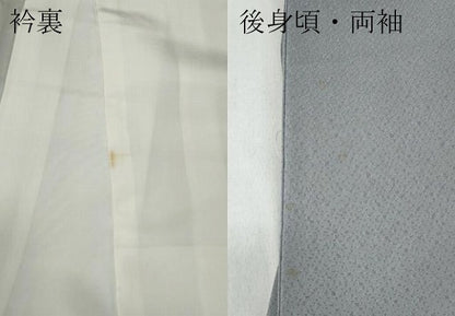 平和屋着物●上質な小紋　伊と幸　吉祥舞花文　金彩　反端付き　正絹　逸品　CABD7278ut