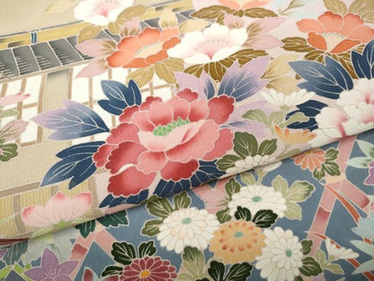 平和屋着物●豪華黒留袖　友禅　作家物　光悦寺　正絹　逸品　CABD7282ut
