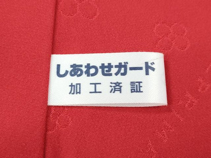平和屋着物●豪華振袖　刺繍　鞠花文　金彩　正絹　逸品　CABD7294ut