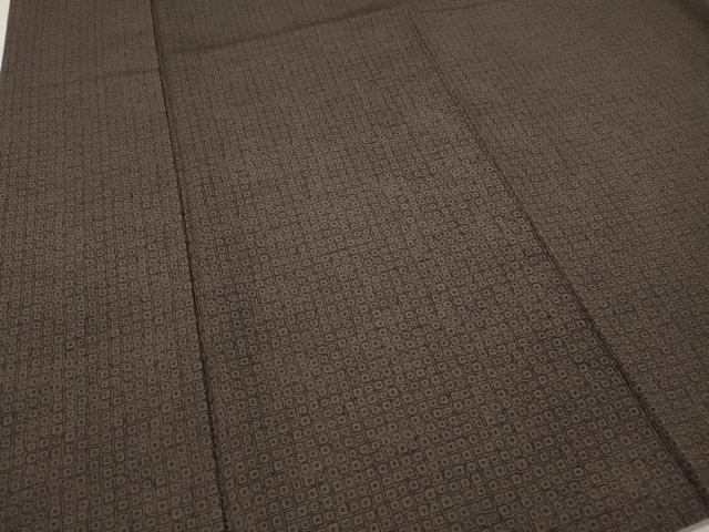 平和屋着物●青山みとも　紬　鹿の子文　正絹　逸品　CABD7308ut