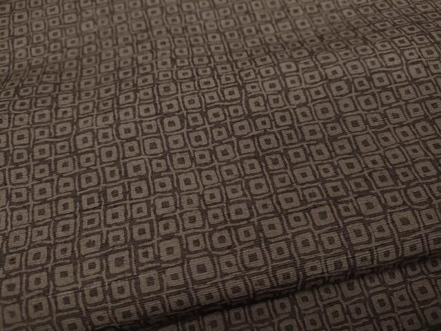 平和屋着物●青山みとも　紬　鹿の子文　正絹　逸品　CABD7308ut
