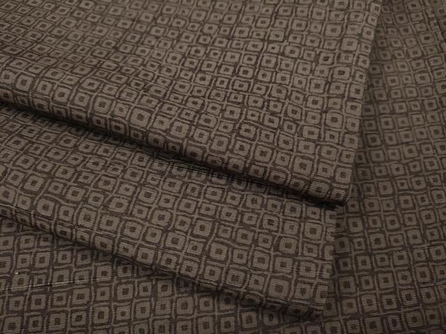 平和屋着物●青山みとも　紬　鹿の子文　正絹　逸品　CABD7308ut