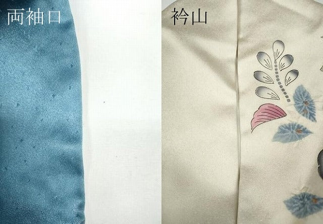 平和屋着物●豪華振袖　辻が花　絞り　暈し染め　銀通し地　正絹　逸品　CABD7315ut