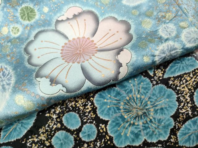 平和屋着物●豪華振袖　辻が花　絞り　暈し染め　銀通し地　正絹　逸品　CABD7315ut