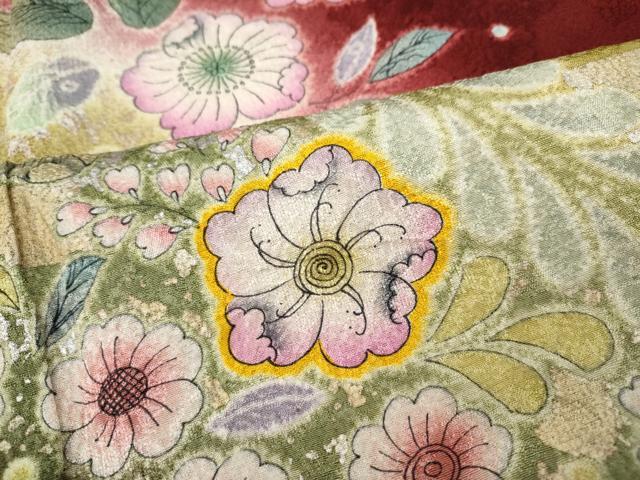 平和屋着物●豪華振袖　辻が花　暈し染め　金銀彩　やまと誂製　正絹　逸品　CABD7326ut