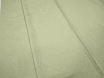 平和屋着物●本草木染作家　瑞寶　色無地　草花地紋　蒸栗色　正絹　逸品　CABD7354ut