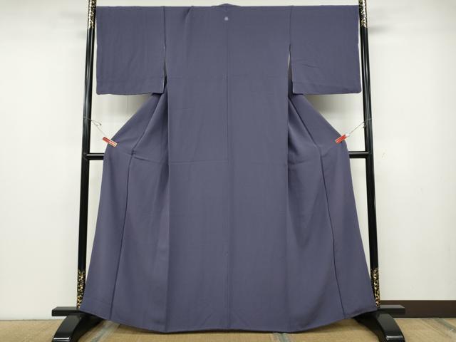 平和屋着物●ファッションデザイナー 花井幸子　色無地　褐色　正絹　逸品　CABD7366ut