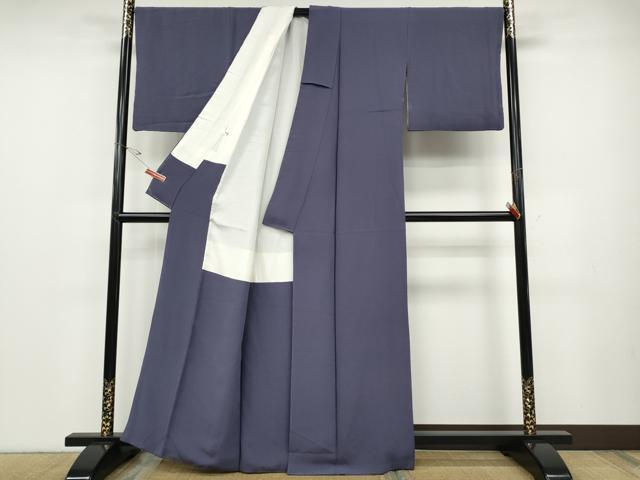 平和屋着物●ファッションデザイナー 花井幸子　色無地　褐色　正絹　逸品　CABD7366ut