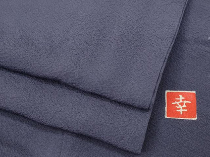 平和屋着物●ファッションデザイナー 花井幸子　色無地　褐色　正絹　逸品　CABD7366ut
