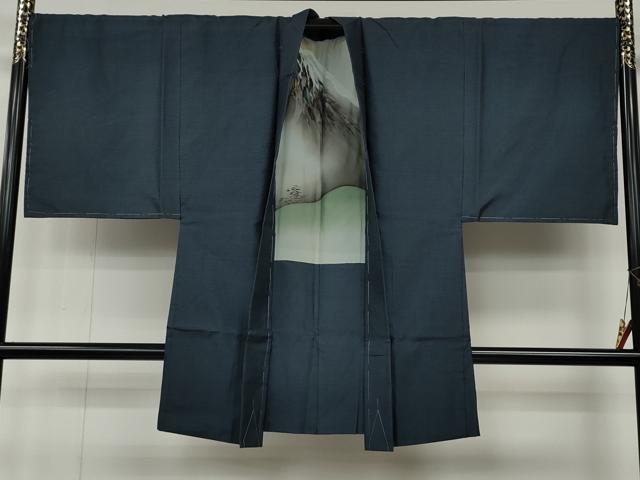 平和屋着物●男性　本場大島紬　アンサンブル　100亀甲　総詰め　正絹　逸品　未使用　CABD7378ut