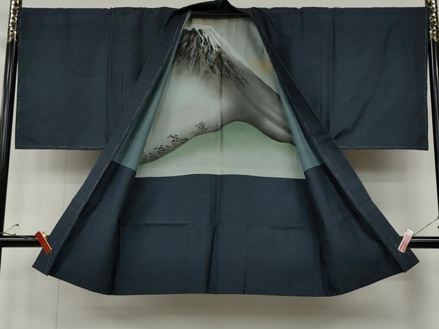 平和屋着物●男性　本場大島紬　アンサンブル　100亀甲　総詰め　正絹　逸品　未使用　CABD7378ut