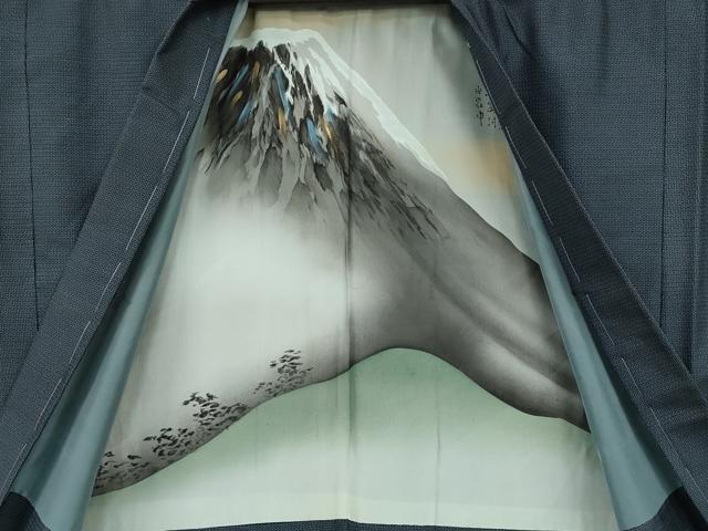 平和屋着物●男性　本場大島紬　アンサンブル　100亀甲　総詰め　正絹　逸品　未使用　CABD7378ut