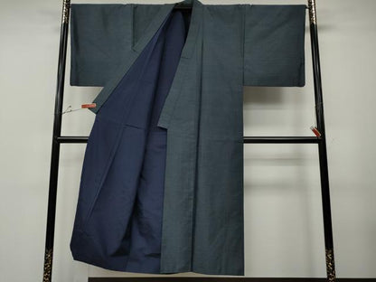 平和屋着物●男性　本場大島紬　アンサンブル　80亀甲　総詰め　正絹　逸品　CABD7379ut