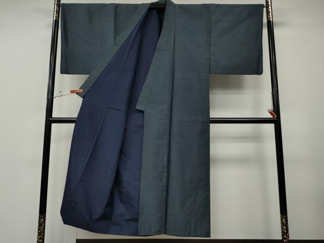 平和屋着物●男性　本場大島紬　アンサンブル　80亀甲　総詰め　正絹　逸品　CABD7379ut