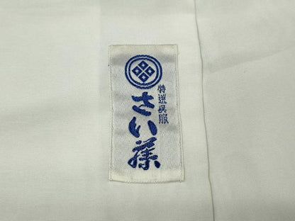 平和屋着物●訪問着　作家物　寿光織　草花文　暈し染め　金糸　正絹　逸品　CABD7388ut