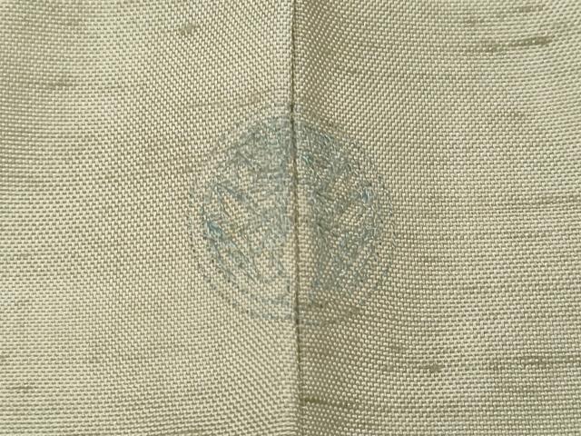 平和屋着物●本加賀友禅作家　奥野義一　訪問着　白山紬　枝花文　正絹　逸品　CABD7397ut