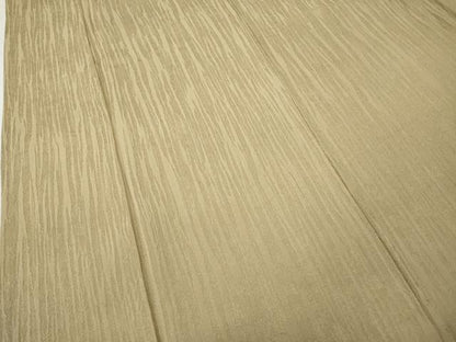 平和屋着物●上質な色無地　草花地紋　香色　正絹　逸品　CABD7401ut