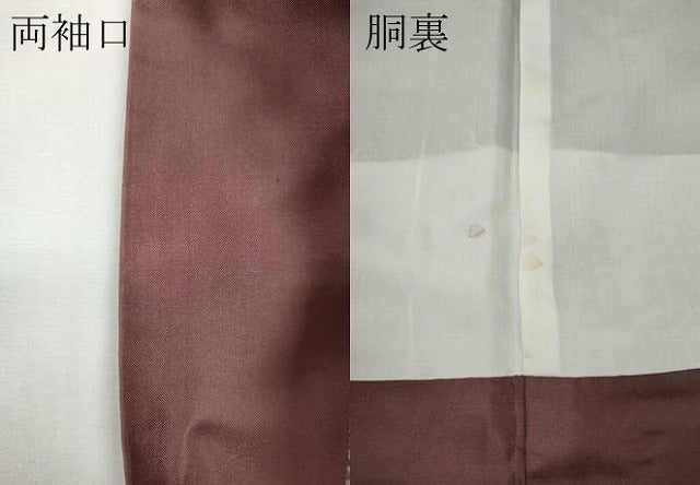 平和屋着物●本場大島紬　9マルキ　蔦の葉更紗花文　米澤絹織物謹製　証紙・鑑定書付き　正絹　逸品　CABD7406ut